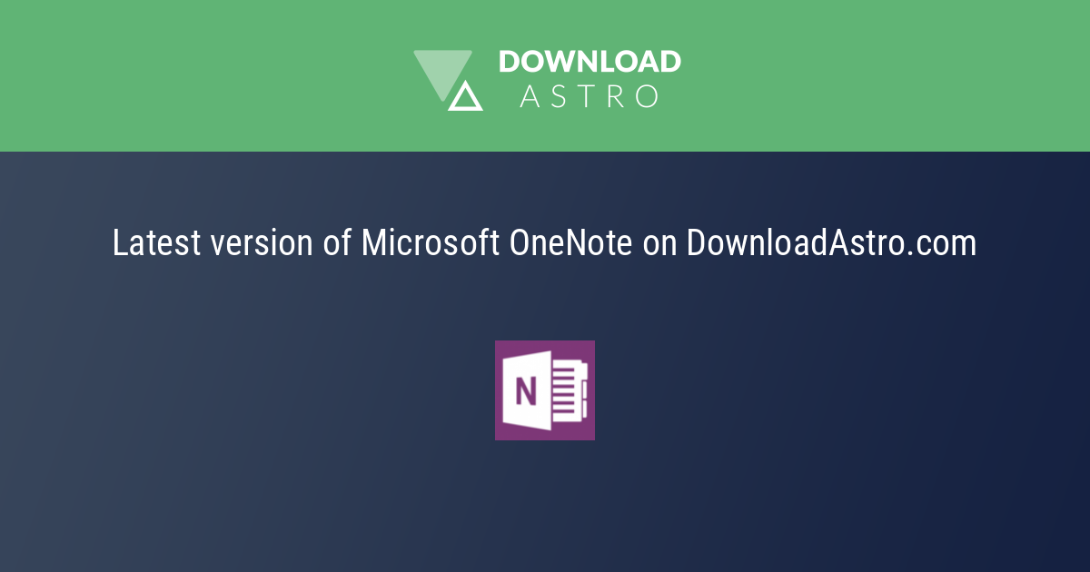 Microsoft OneNote - Última versión 2023. Descargar gratis